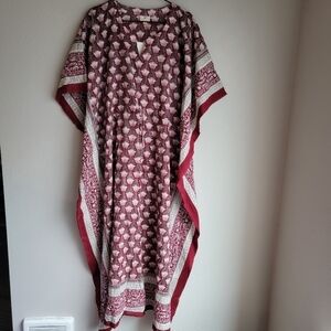 Anokhi Tulip Floral Kaftan One Size NWT